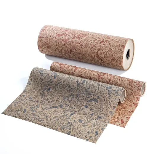 Geschenkpapier grüner Farn – Rolle 75cm